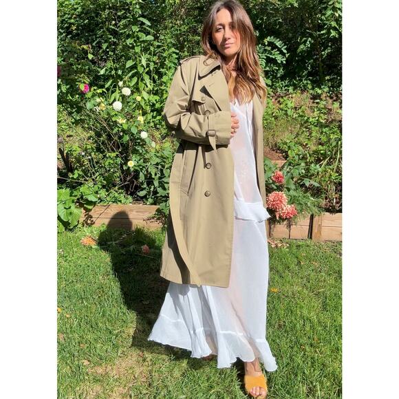 Powder Blue Romantic Boho Sheer Ruffle Maxi Dress - Picture 5 of 9